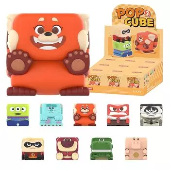 POP MART Disney/Pixar CUBE-3 series [1 шт.] pop mart Gachagacha BLIND box фигурка пластиковая модель премиум игрушка мягкий винил оригинальный персонаж день рождения