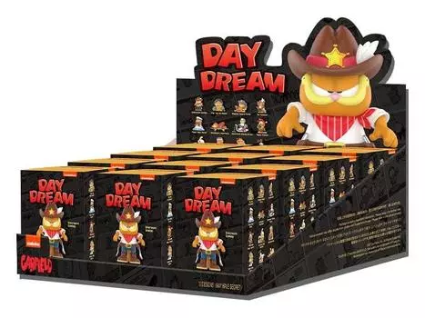 POP MART GARFIELD DAY DREAM серия Торговые фигурки Коробка из 12 шт. ПВХ и АБС