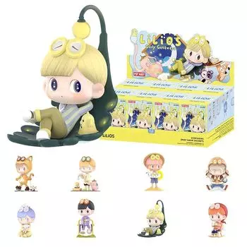 POP MART LiLiOS Daily Getaways series [Ассортиментная коробка 8 предметов] pop mart Gachagacha BLIND box фигурка пластиковая модель премиум игрушки ПВХ мягкий винил