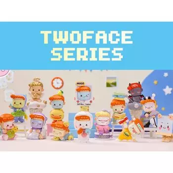 POP MART MIGO TWOFACE серия Торговые фигурки Коробка из 12 штук