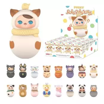 POP MART PUCKY Roly-Poly Kitty серия [1 шт.](Серия PUCKY, шт., 1)