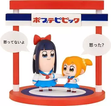 Pop Team Epic деформированная фигурка Popuko и Pipimi пластиковая окрашенная готовая фигурка не масштабированная