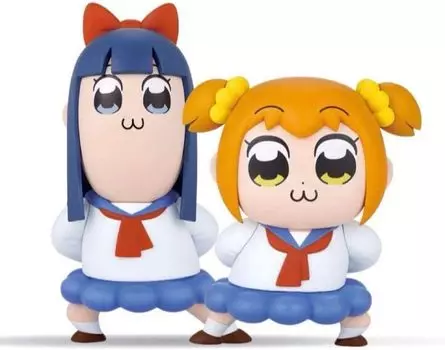 Pop Team Epic SOFVIMATES Popuko Pipimi Figure Set