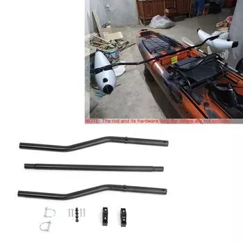 Поплавки для каяка, стабилизирующая удочка, боковые рычаги, удочка, аксессуары для каяка для рыбалки на каяке с лодки чёрный