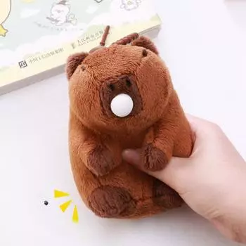 Popova Kapibala Bubbles Capybara плюшевая подвеска смешная кукла-декомпрессионистка школьная сумка подвеска 12cm 0.04kg