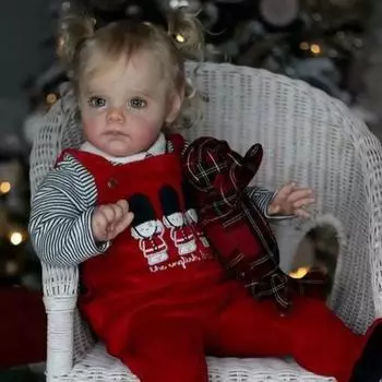 Популярные 60 см Alive Reborn Baby Dolls Maggi Soft Touch из хлопчатобумажной ткани Кукла возрождения тела Реалистичные куклы с 3D окрашенной кожей Детский подарок на день рождения и Рождество cloth body
