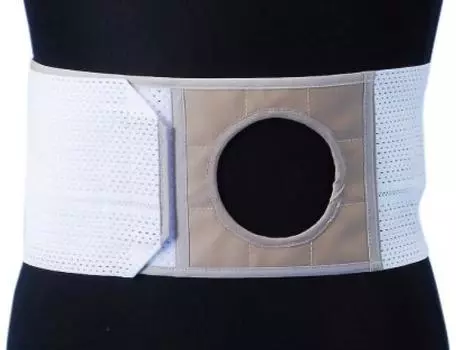 Пояс для защиты от грыжи Mimuro Stoma 8 см, сетчатый желоб 302 (M)