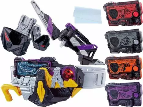 Пояс трансформации Kamen Rider DX Metetsu Jinrai Force Riser Progress Holder Другие 5 типов в ассортименте В комплект входит салфетка для очистки Zero-One &