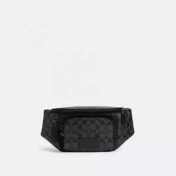 Поясная сумка Coach Track из фирменной парусины