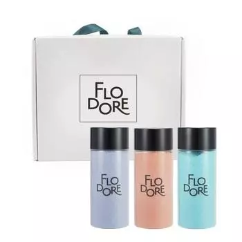Порошковые бомбочки для ванны Flodore 230г, набор из 3 предметов B, 1 шт.