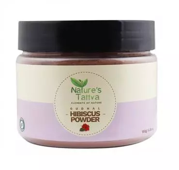 Порошок Гибискуса: для молодости кожи (150 г), Gudhal Hibiscus Powder, Nature s Tattva 12.75