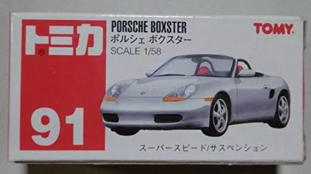 Porsche Boxster Red Box Tomica серийный номер 91 распродан