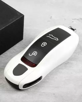 Porsche Macan Cayenne 718 Key Case Key Cover, Car Key Protection Key Chain for