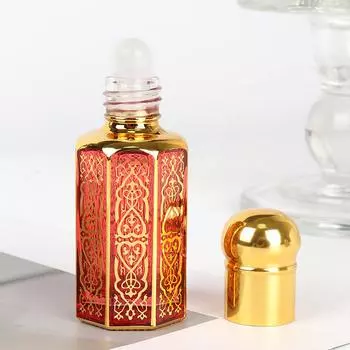 Portable 12Ml Essential Oil Roller Bottle Empty Bottle High-End Perfume Roller Bottle Massage Application Sample Glass