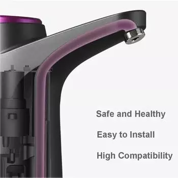 Portable 5-gallon Water Dispenser with USB Charging-Automatic Electric Pump Suitable for Home, Office, and Outdoor Use белый