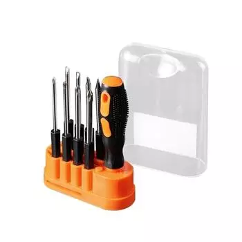 Portable 8-in-1 Screw Combination Set Durable Screwdriver Bit Holder Computer Watches Repair
