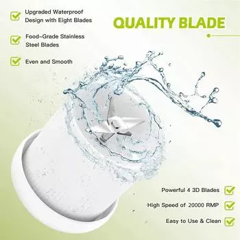 Portable Blender Juicer Bottle Mixer Electric USB Charge Mini Fruit Milk Mixers Juicer Cup Blender Milkshake Juice Maker Machine розовый