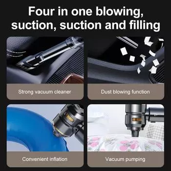Portable Car Vacuum Cleaner Powerful HandHeld Vacuum Cleaner HandHeld Portable Cleaning Machine