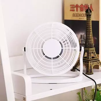 Portable Cooling USB Mini Desktop Fan Personal Adjustable Angle Fan Small Quiet Personal Cooler USB Powered Portable Table Fan чёрный