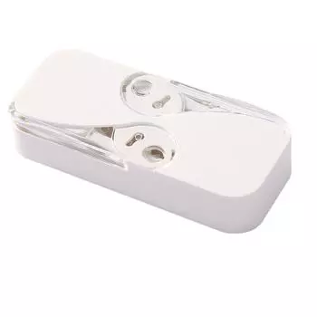 Portable Floss Dispenser Refillable Dual Open Automatic Refillable Handy Dental Floss Case with 12