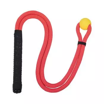 Portable Golf Swing Exercise Rope Golf Practice Training Rope Elastic Training Aids Rope Golf Accessories Easy to Use красный
