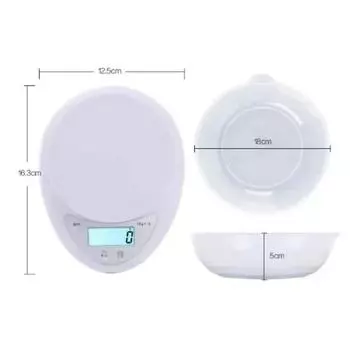 Portable Gram Scale Food Measuring Electronic Scale Kitchen Scale Home Mini Electronic Scale High-precision Gram Scale Balance