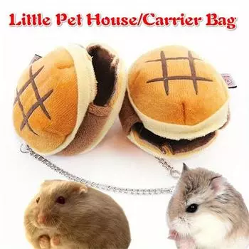 Portable Hamster Pet Warm Hamburger Small Cotton Nest