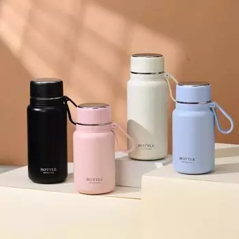 Portable High Appearance Level Student Travel Women s Water Cup Simple Stainless Steel Thermos Cup Accompanying Cup Coffee Cup Couples 650ml