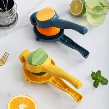 Portable Lemon Lime Squeezer Citrus Press Handheld Juicer Manual Fruit Extractor Crusher Household Kitchen Fruit Citrus Squeezer жёлтый
