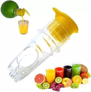 Portable Lemon Squeezer Lightweight Juices Reamer Washable Manual Juices Reamer Tools Supplies Built in Filter for Lemon Orange