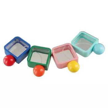 Portable Perfume Bottle Reusable Cosmetic Container Threaded Cap Liquid Sprayer Liquid Dispensing темно-синий