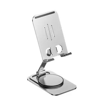 - Portable Phone Holder Stand Foldable Mobile Phone Support Adjustable Accessori Grey