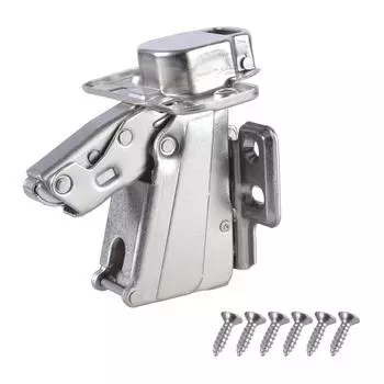 Portable Soft Close Cabinet Hinges for Kitchen and Wardrobe With Hydraulic Spring 165 Degree Opening Angles Designs B