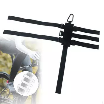 Portable Speaker Mount Adjustable Attachment Bike Bottle Strap for Cart, L