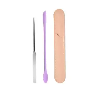 Portable Stainless Steel Mixing Stick Multifunction MakeUp Toning Sticks Make Up 01