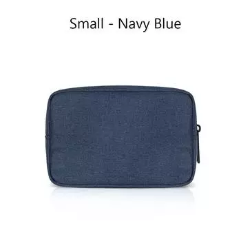 Portable USB Cable Earphone HDD Gadget Devices Pouch Digital Accessories Makeup Cover Storage Bag 16 X 11cm