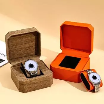Portable Wrist Watch Display Box Dustproof Watch Storage Box Delicate Watch Storage Case Travel чёрный