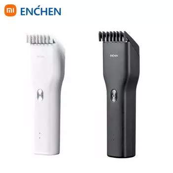 Портативная электрическая машинка для стрижки волос XIAOMI ENCHEN Boost, двухскоростная керамическая машинка для стрижки волос, быстрая зарядка волос Hair Clipper чёрный