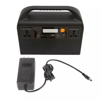 Портативная электростанция 300 Вт Генератор с USB QC3.0 PD Выход переменного тока инвертора Выход постоянного тока для