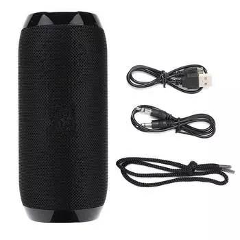 Портативная Bluetooth-колонка Беспроводная Водонепроницаемая Уличная Громкая Стерео Бас USB FM