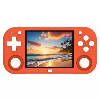 Портативная игровая консоль 2.8in IPS экран ретро симулятор видеоплеер(Оранжевый 64G)