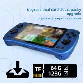 Портативная игровая консоль 5,5-дюймовый IPS-экран Совместимость с Bluetooth и поддержкой нескольких эмуляторов Портативный классический игровой плеер в стиле ретро