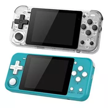 Портативная игровая консоль POWKIDDY Q90 с 2000 играми, 3-дюймовый экран, портативная игровая консоль с перезаряжаемой батареей