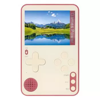Портативная игровая консоль с экраном 2,4 дюйма, портативная ретро-игровая консоль со встроенными играми для красный