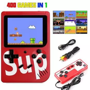 Портативная игровая консоль SUP, встроенный 400 игровых плееров, ретро-видеоигры для детского геймпада, геймпад