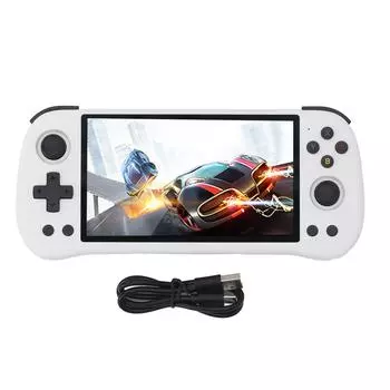 Портативная игровая консоль X55 с 5,5-дюймовым экраном IPS высокой четкости, портативный игровой плеер с открытым исходным кодом 16G+128G