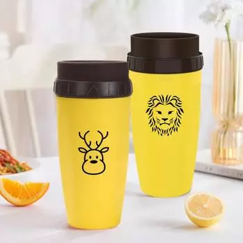 Портативная изолированная дорожная кружка Twizz Cup с соломой, герметичная закручивающаяся конструкция, без крышки, сохраняет тепло, 2 часа в холоде, 6 часов, эргономичная кружка для питья
