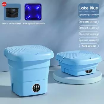 Портативная стиральная машина 4,5 л EU US UK AU Mini Dehydratable Dormitory Student Socks Underwear Panties Rental Travel Бесплатная доставка AU зелёный