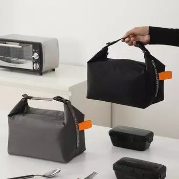 Портативная термосумка для обеда Bento Bag большой вместимости для переноски рабочих с водонепроницаемым контейнером
