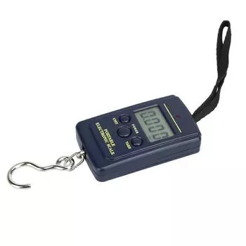 Портативные электронные подвесные весы 40 кг/10 г, цифровые весы, многофункциональные удобные карманные весы с крючком для взвешивания 1pc